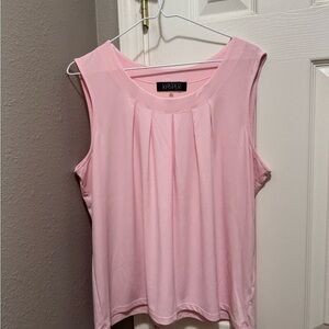 Kasper Light Pink Sleeveless Blouse